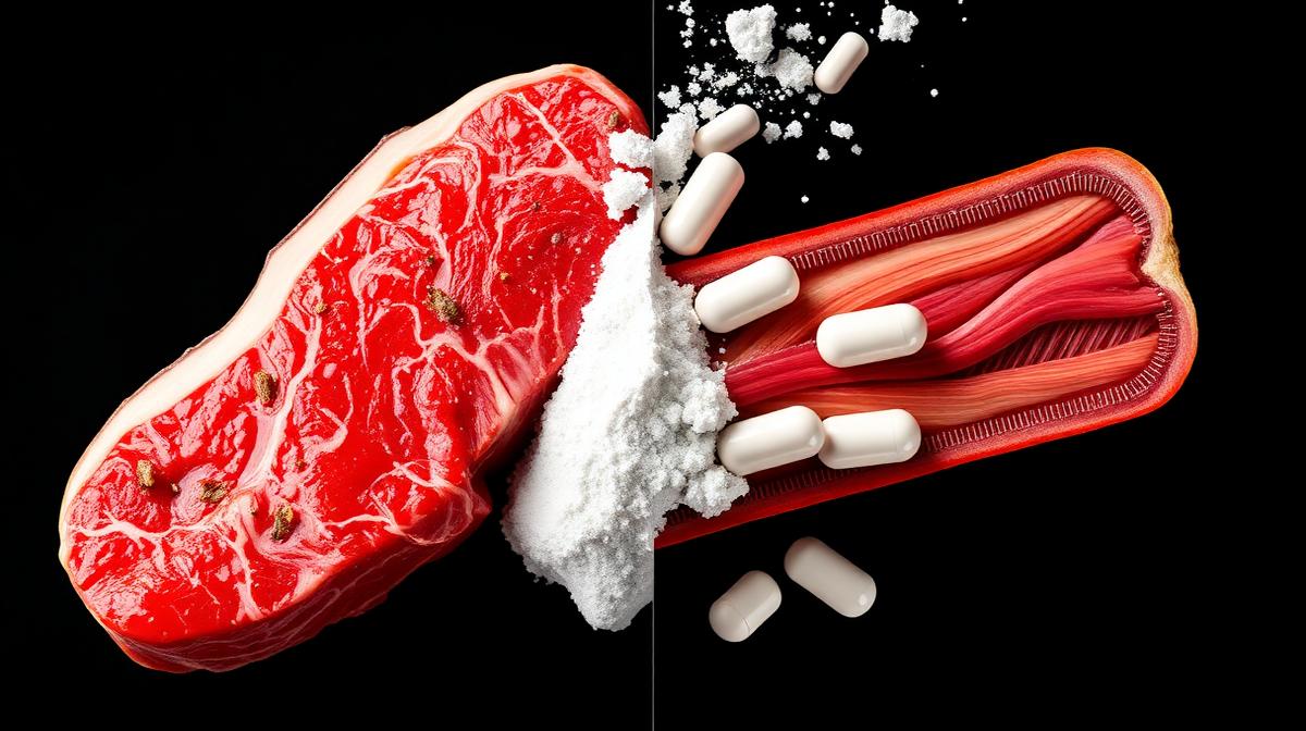 Rindfleisch vs. Beta-Alanin: Muskelgrundlage vs. Carnosin-Puffer