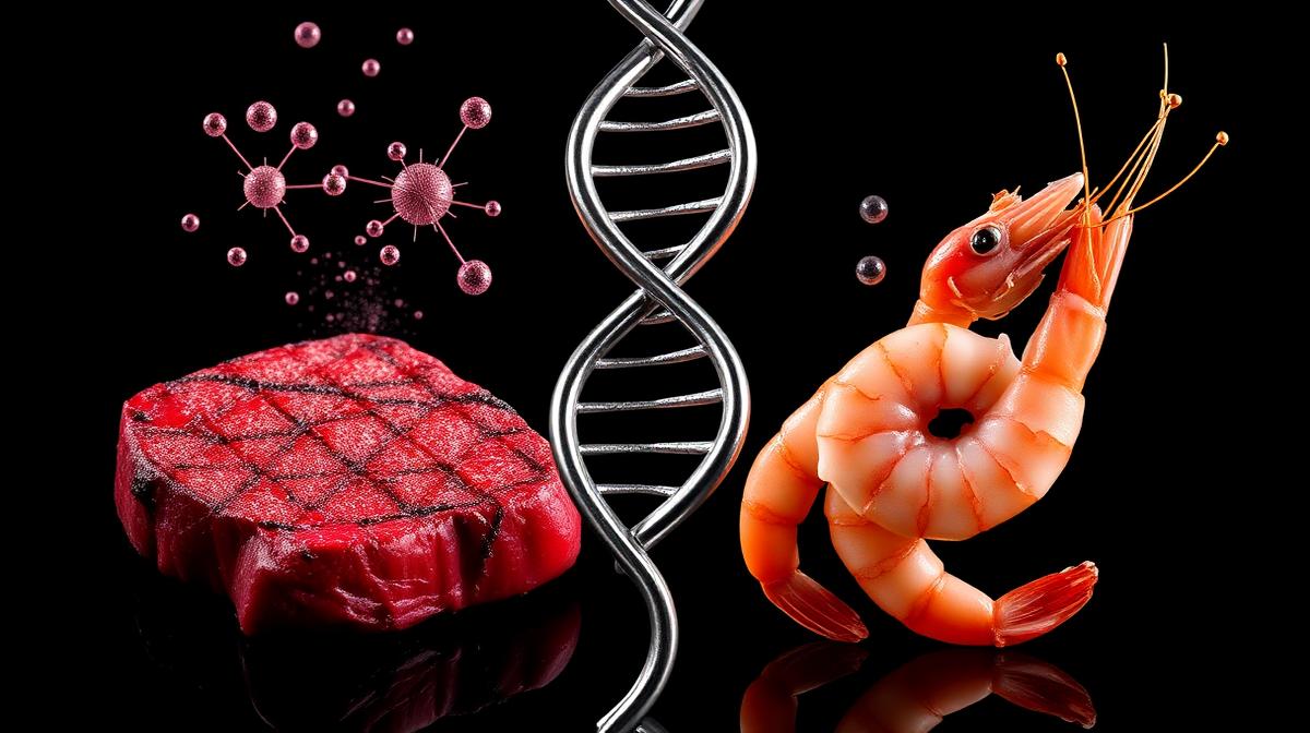 Rindfleisch gegen Garnelen: Eisenkraft gegen Omega-3-Leichtigkeit