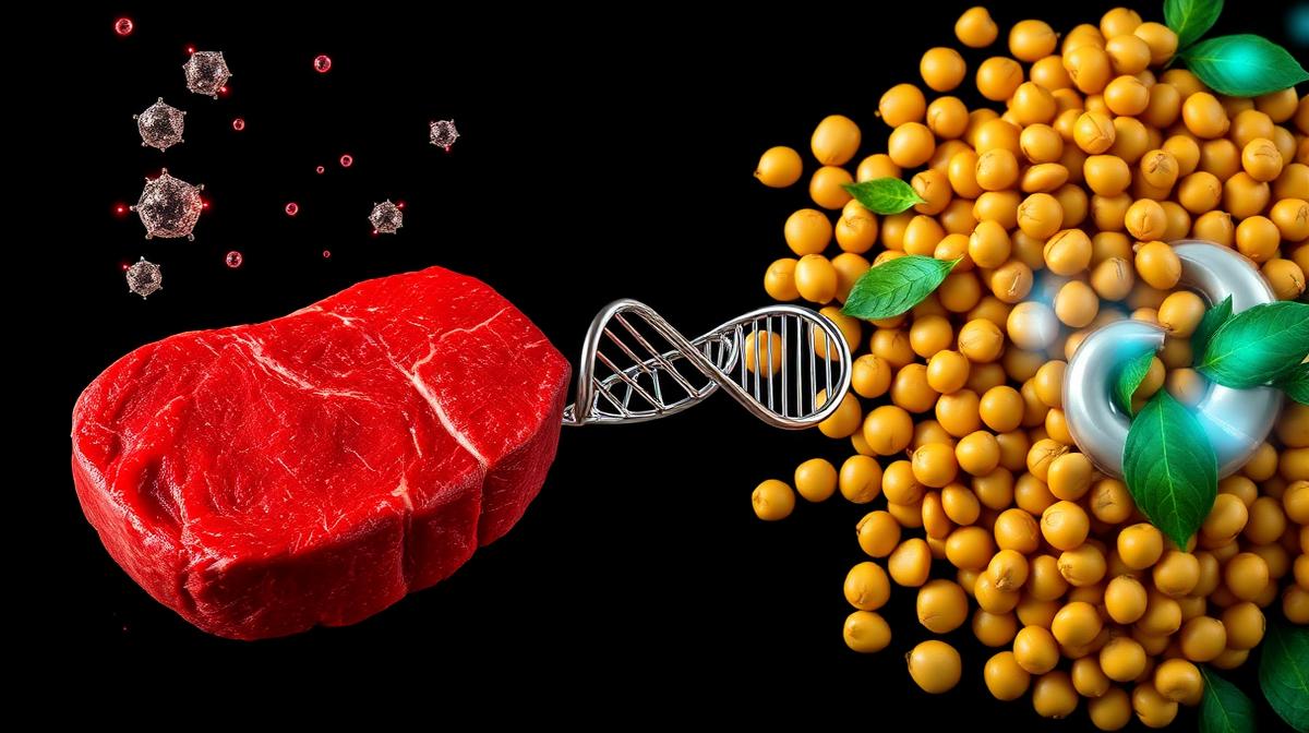 Rinderprotein vs. Sojaprotein: Nährstoffdichte vs. Pflanzenschutz