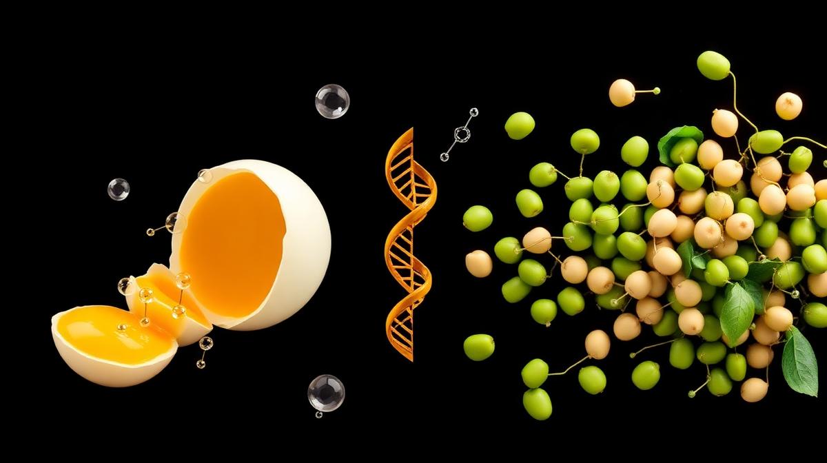 Eiweiß vs. Sojaprotein: Biologische Kraft vs. Phytonutrientenschutz