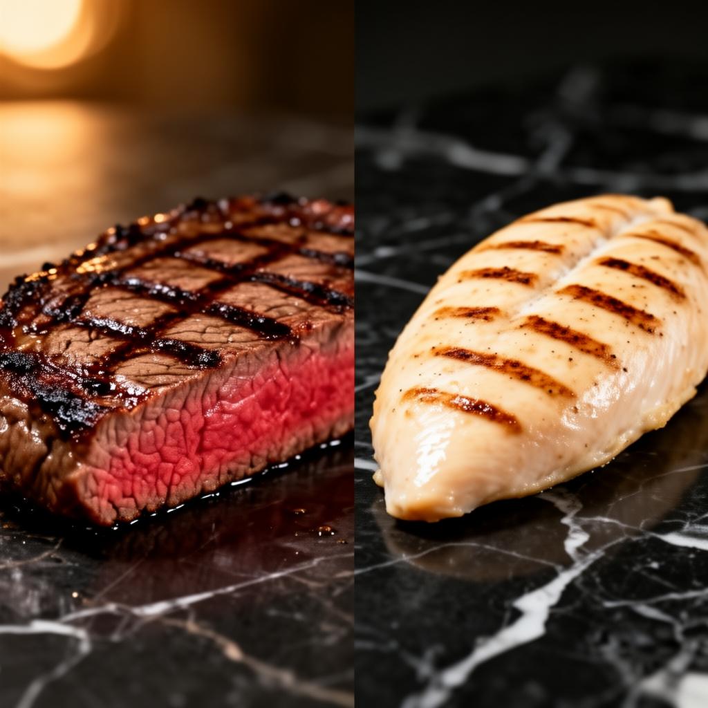Carne Roșie vs. Carne Albă: Catalizator Muscular vs. Standard Dietetic