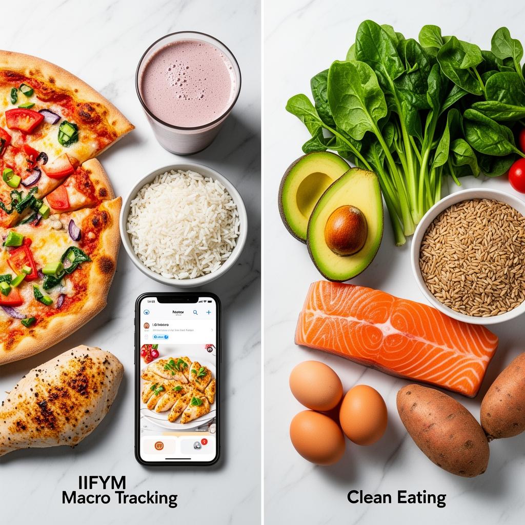 Dietă flexibilă vs. Alimentație curată: Control cantitativ vs. Saturație calitativă