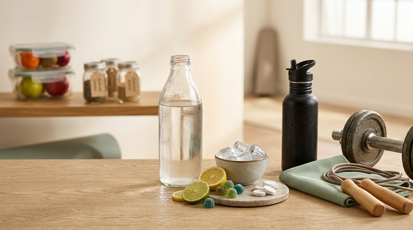 Leitfaden zur Flüssigkeitszufuhr: Wasser, Elektrolyte und Sportgetränke
