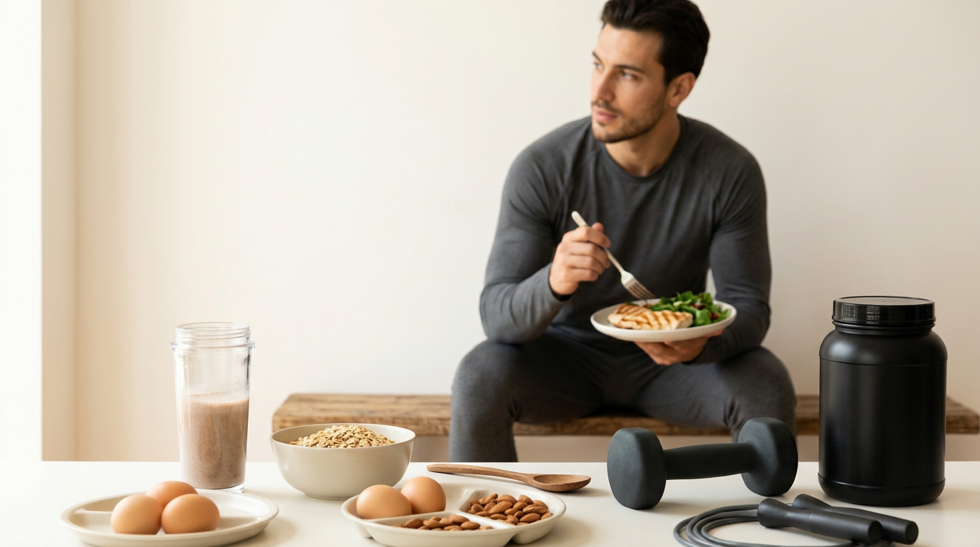 Ghid de nutriție pentru masa musculară: surplus, proteine și ferestre de timp