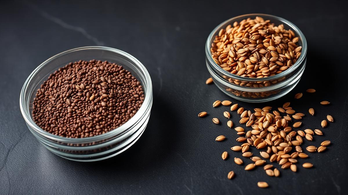 Chia vs. Leinsamen: Hydrodynamik und Zellregeneration