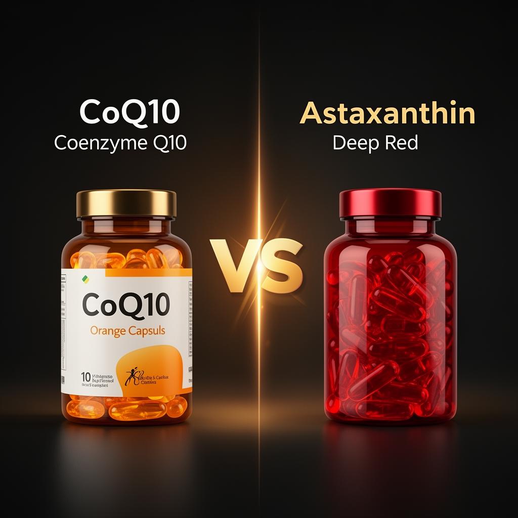 Koenzim Q10'a Karşı Astaksantin: Mitokondriyal Enerjiye Karşı Antioksidanların Kralı
