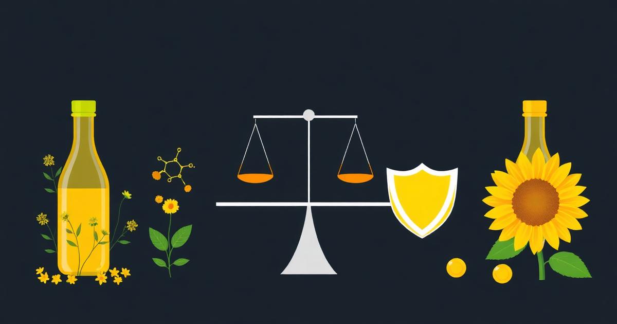Rapeseed vs. Sunflower Oil: Lipid Optimization and Inflammatory Response