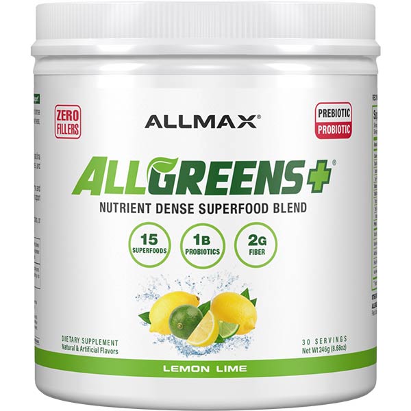 AllMax Allgreens+ хранителна таблица