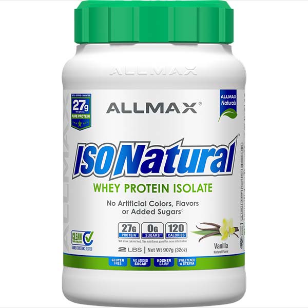 Allmax IsoNatural: Natural Pure Whey Protein Isolate