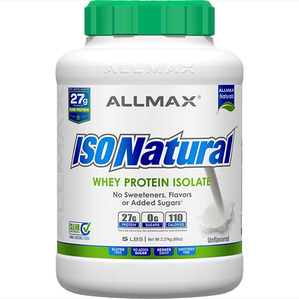 Allmax IsoNatural: Natural Pure Whey Protein Isolate