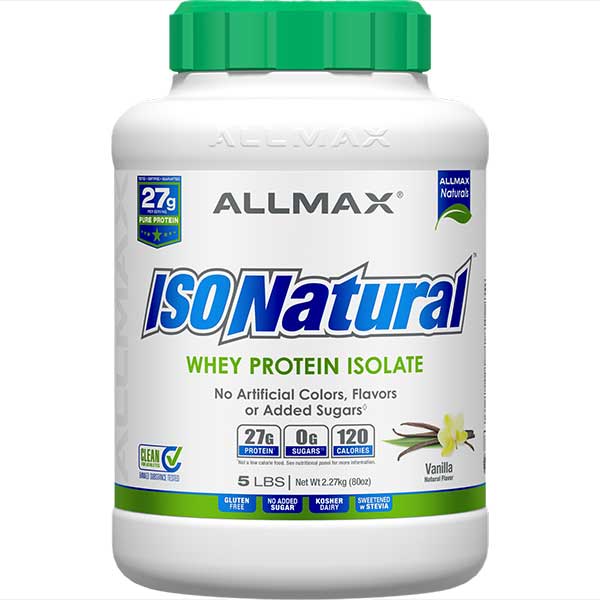 Allmax IsoNatural: Natural Pure Whey Protein Isolate