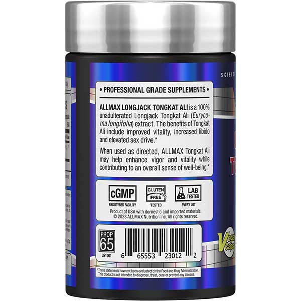 AllMax Nutrition Allmax Longjack Tongkat Ali информация за състава и ползите