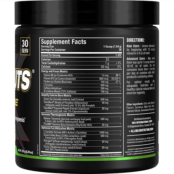 Allmax Rapidcuts Xtreme