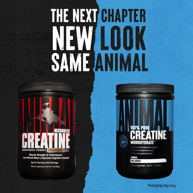 Animal Creatine Monohydrate – микронизиран креатин, 500 г