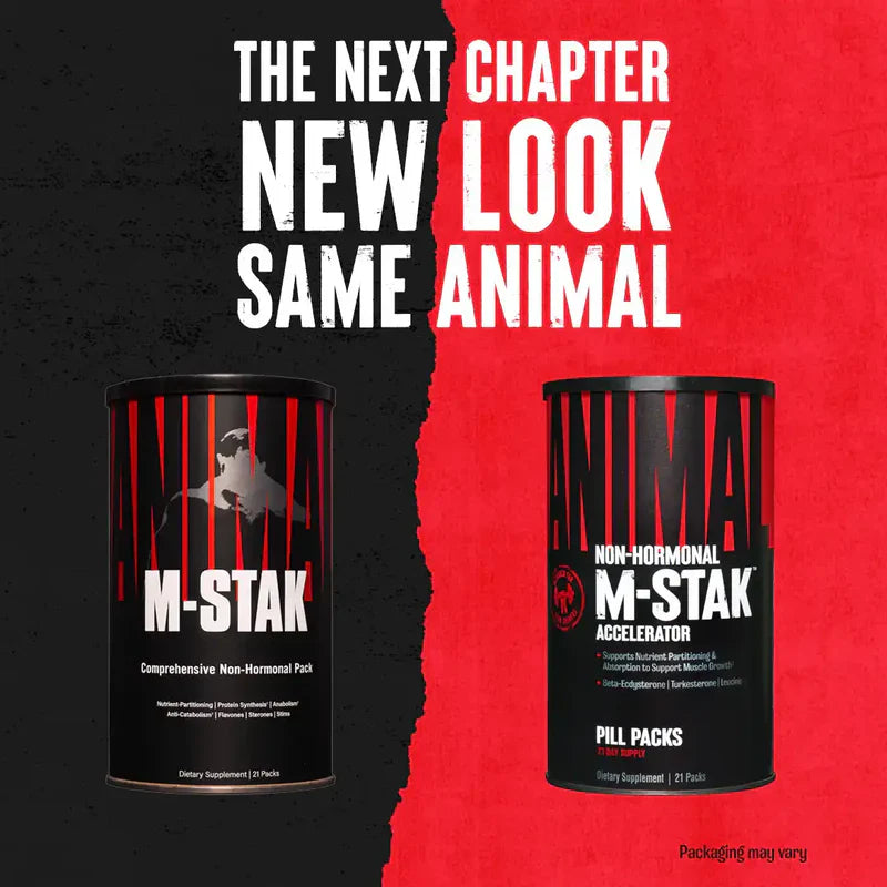 Animal M-Stak – нехормонална формула за трудно натрупващи маса
