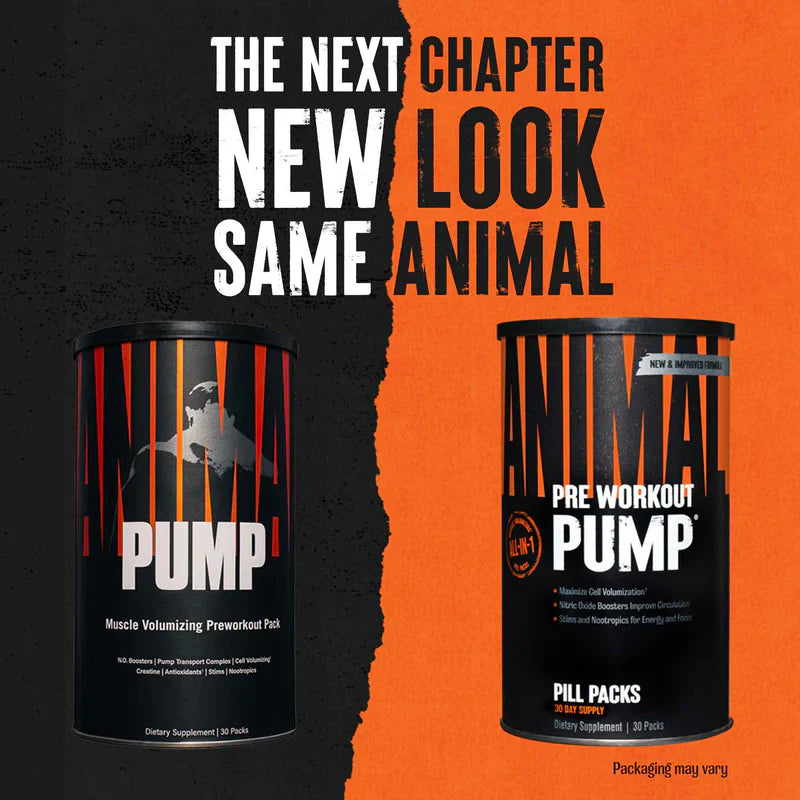 Animal Pump – предтренировъчен пакет с креатин, 30 пакетчета