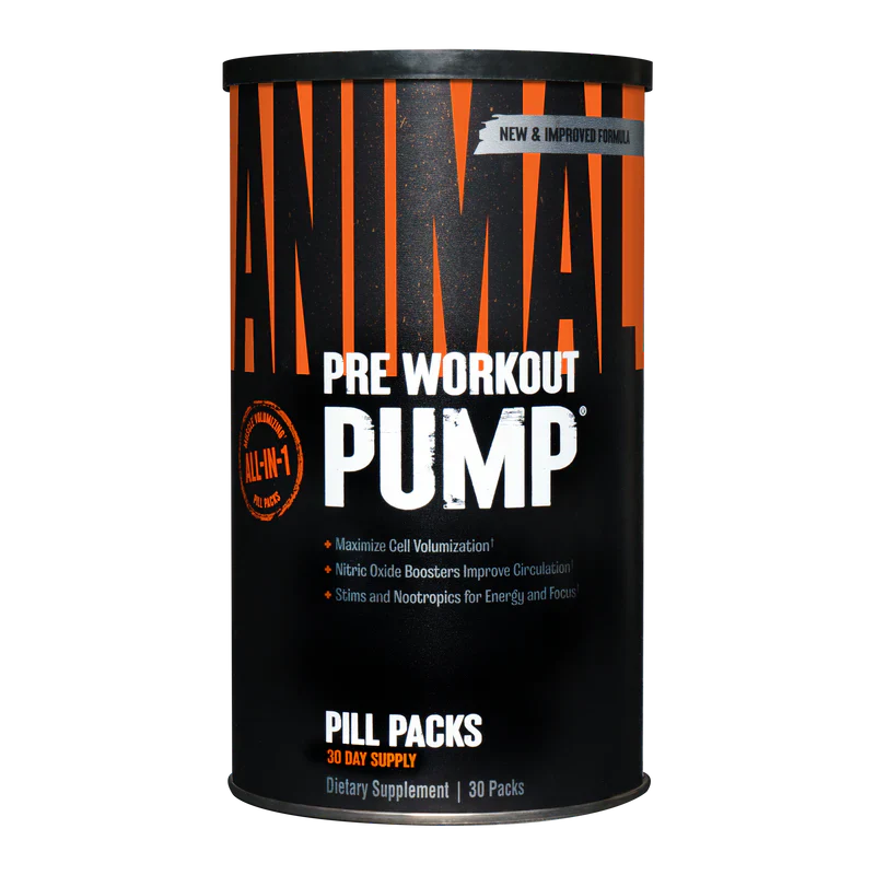 Animal Pump – предтренировъчен пакет с креатин, 30 пакетчета