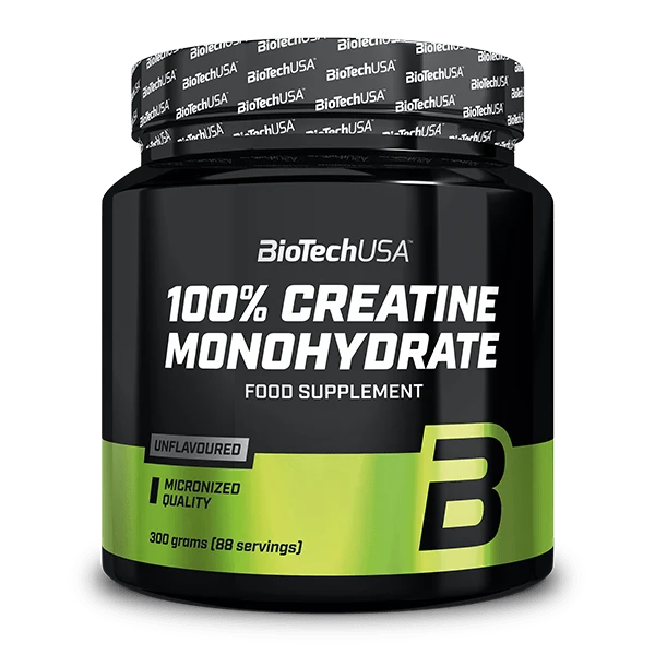BioTech USA 100% Creatine Monohydrate - 300 g, без вкус, опаковка