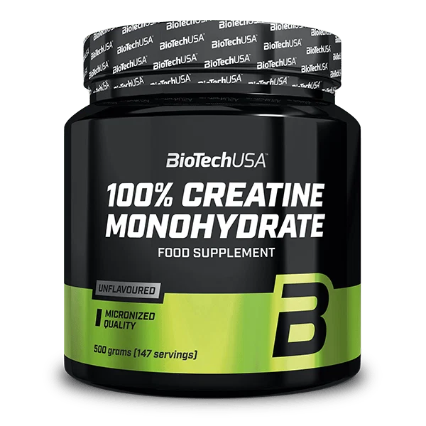 Опаковка BioTech USA 100% Creatine Monohydrate 500 г