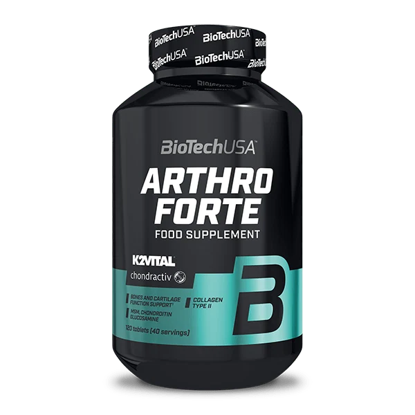Опаковка на BioTech USA Arthro Forte - 120 таблетки