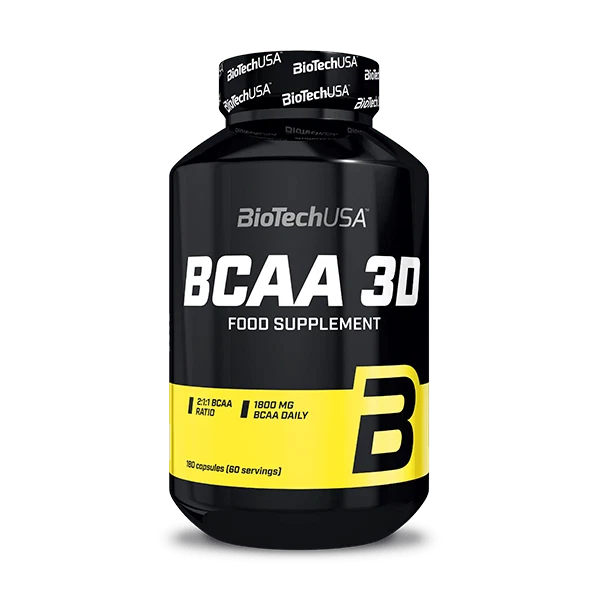 BioTech USA BCAA 3D - опаковка от 180 капсули