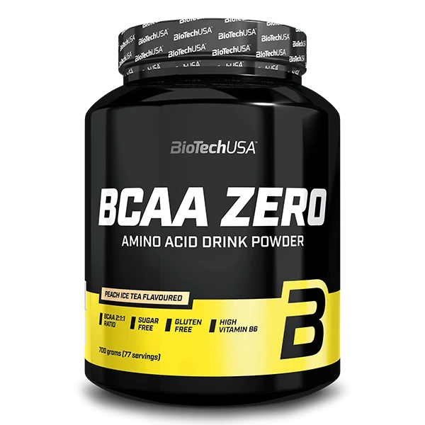 Опаковка на BioTech USA BCAA ZERO amino acids 700 g с вкус на ябълка