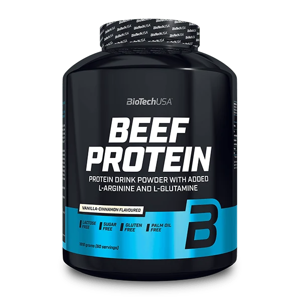 Групова снимка на BioTech USA Beef Protein 1816 g в различните налични вкусове