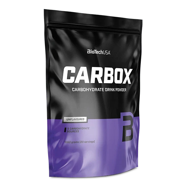 Опаковка BioTech USA Carbox 1000g без вкус, представена отпред