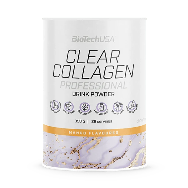 Групова снимка на трите вкуса BioTech USA Clear Collagen Professional