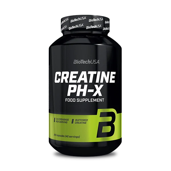 Опаковка BioTech USA Creatine pH-X - 210 капсули