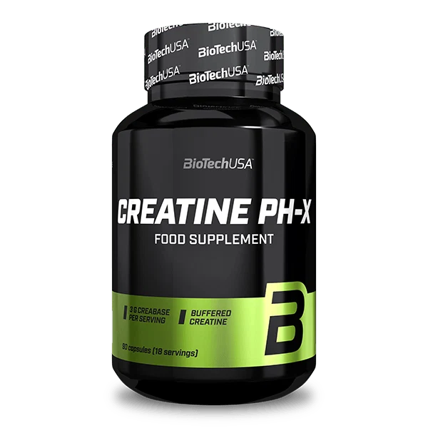 BioTech USA Creatine pH-X - 90 капсули - Опаковка