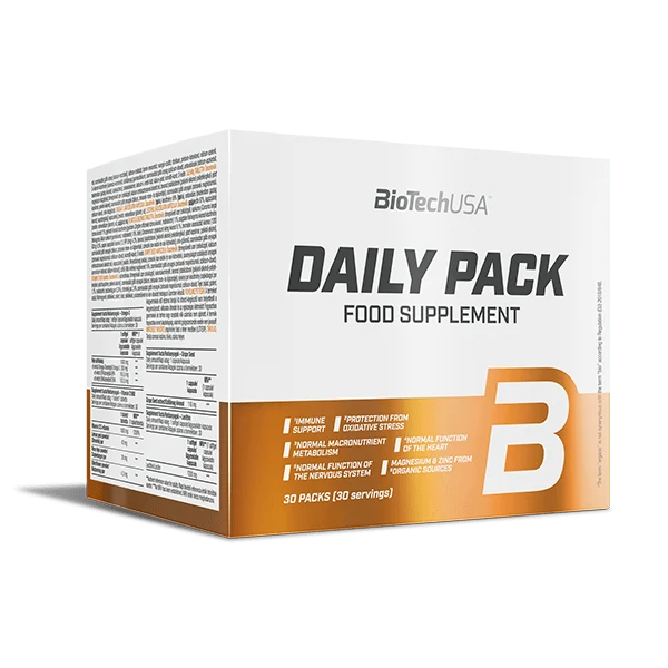 Опаковка BioTech USA Daily Pack с 30 дневни дози