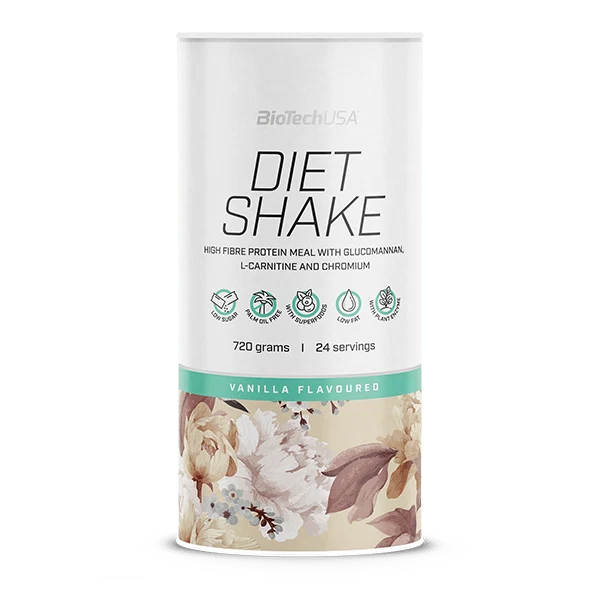 BioTech USA Diet Shake - 720 г, опаковка с вкус Ванилия