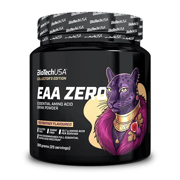 Опаковка на BioTech USA EAA ZERO - 350 g с вкус Fig Fantasy