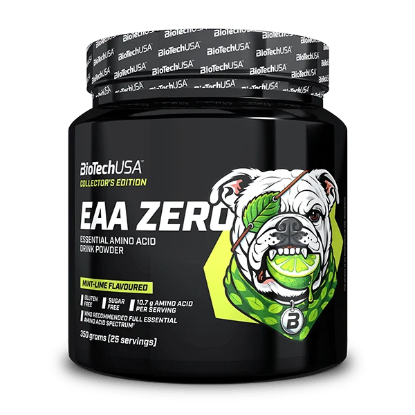 BioTech USA EAA ZERO 350 g с вкус на мента-лайм – опаковка на продукта