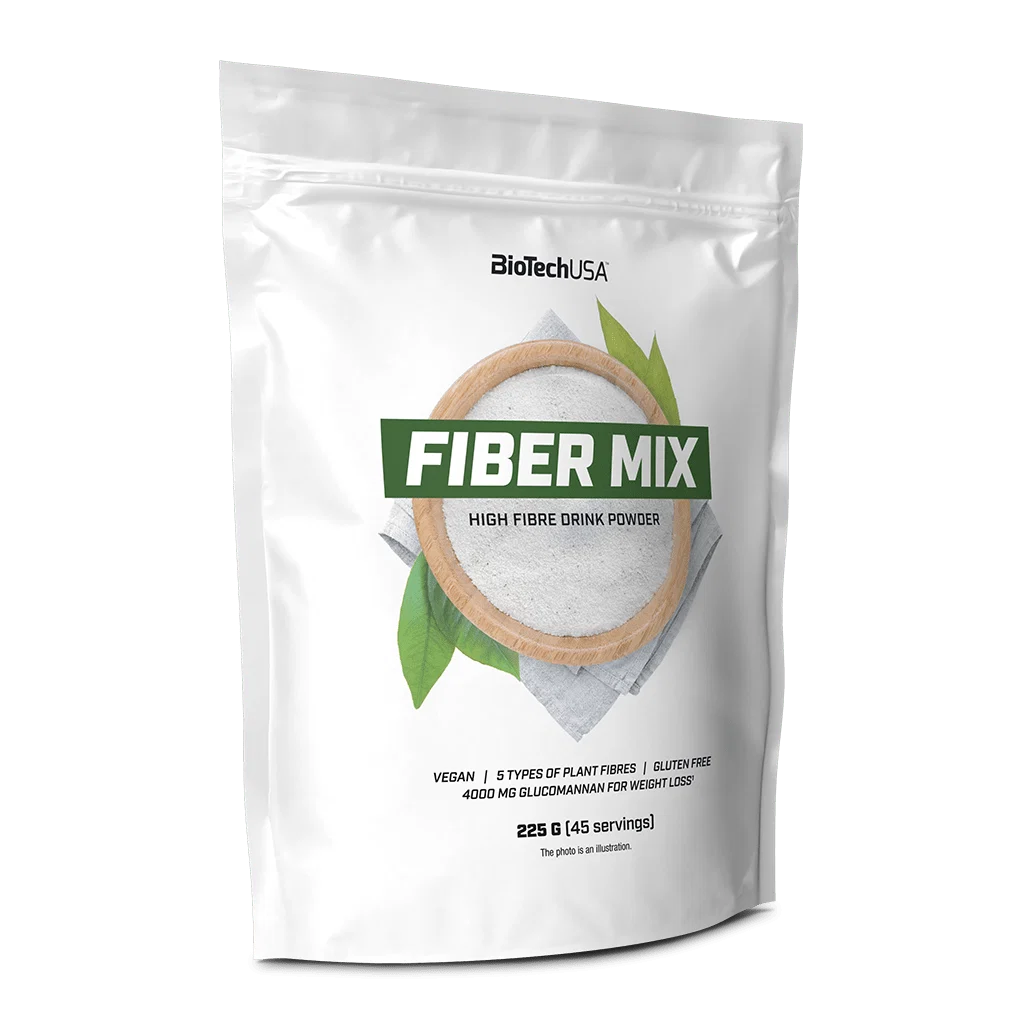 BioTech USA Fiber Mix прах за напитка 225 г опаковка