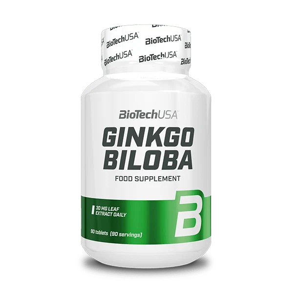 Опаковка BioTech USA Ginkgo Biloba с 90 таблетки на Sport-Zona