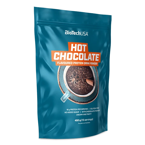 Опаковка на BioTech USA Hot Chocolate 450 g