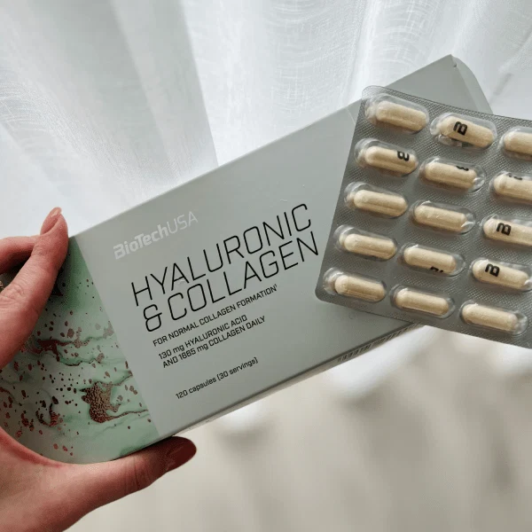 BioTech USA Hyaluronic&Collagen - изглед на капсулите
