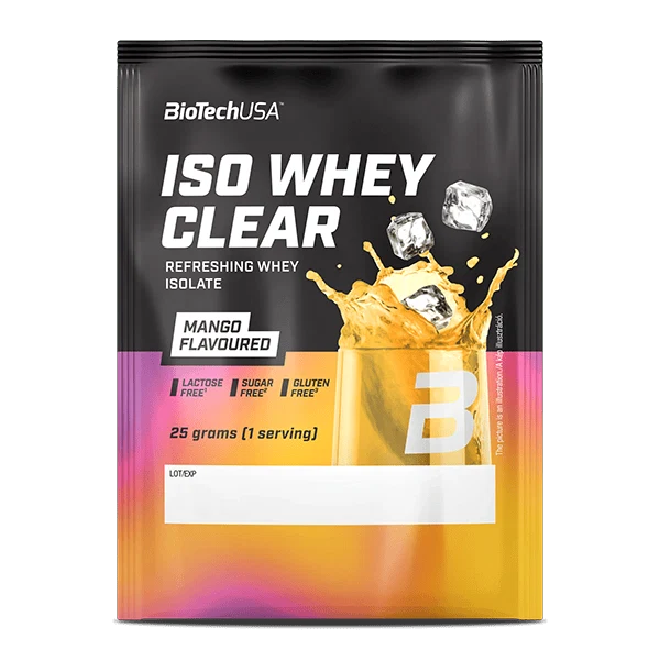 BioTech USA Iso Whey Clear - 25 g, вкус Tropical Fruit, опаковка саше