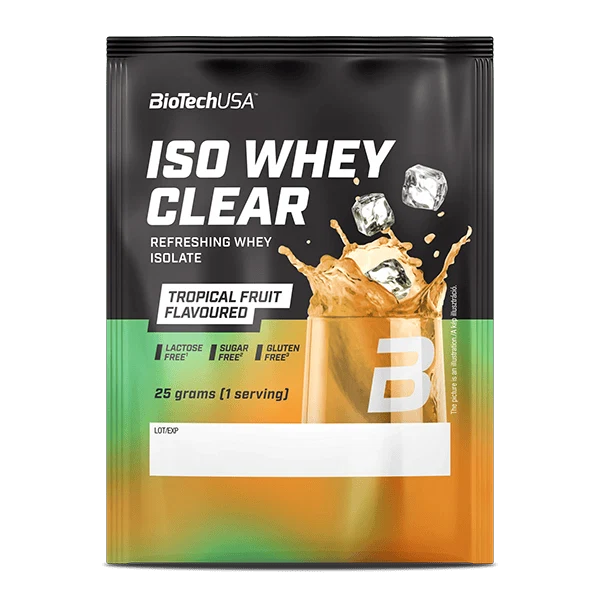 BioTech USA Iso Whey Clear - 25 g, вкус Cherry Candy, опаковка саше