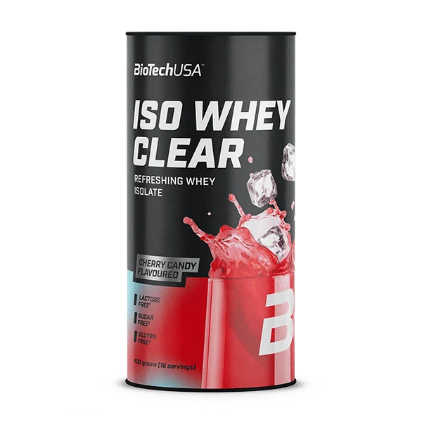BioTech USA Iso Whey Clear - 400 g с вкус на черешов бонбон