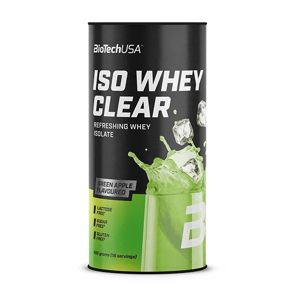 BioTech USA Iso Whey Clear - 400 g с вкус на зелена ябълка