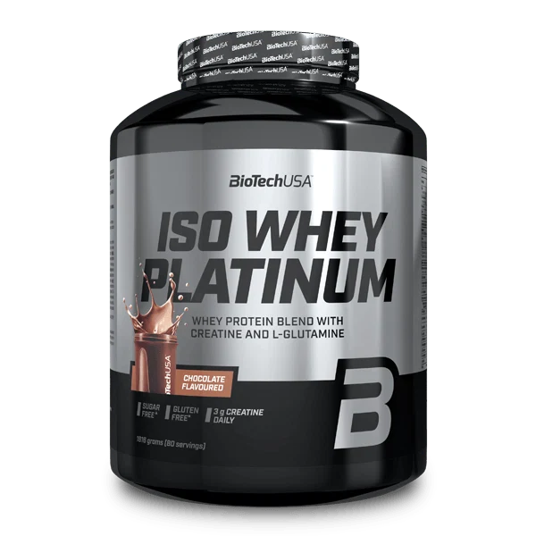 BioTech USA Iso Whey Platinum - Основна опаковка с вкус Шоколад