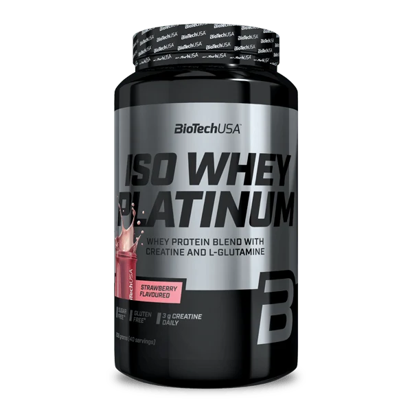 BioTech USA Iso Whey Platinum 908 g с вкус на ягода