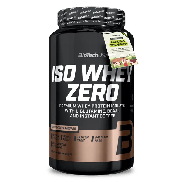 BioTech USA Iso Whey Zero 908g с вкус на Caffé latte