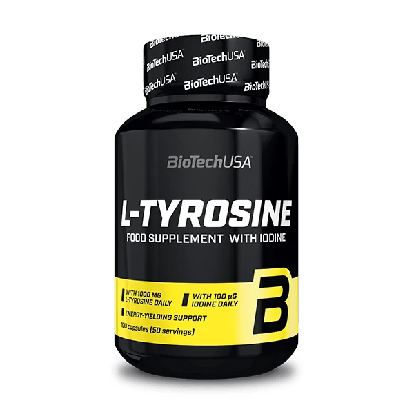 BioTech USA L-Tyrosine - 100 капсули - опаковка