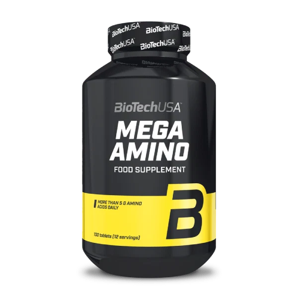 Опаковка BioTech USA Mega Amino с 100 таблетки