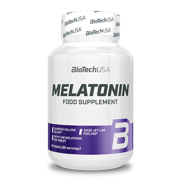 Опаковка BioTech USA Melatonin с 90 таблетки на Sport-Zona