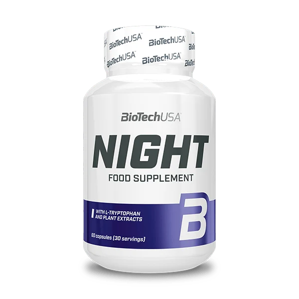 BioTech USA Night - опаковка с 60 капсули, показана отпред